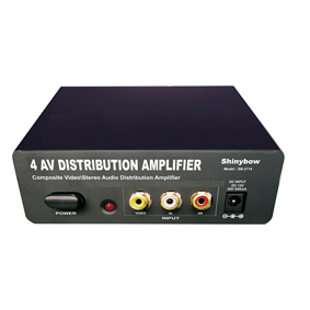 Amplificateur distributeur av 1x4 shinybow, cliquez pour agrandir 