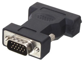 Adaptateur DVI 29 pins femelle - VGA 15 pins mle, cliquez pour agrandir 