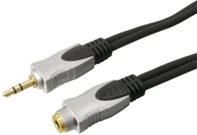 Câble haute qualité, 3.5mm stéreo mâle vers 3.5mm stéreo femelle, 10m, cliquez pour agrandir 