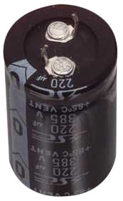 Condensateur Chimique Snap-In 330F / 350V, cliquez pour agrandir 