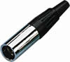 Fiches XLR mini mâle, 3 pôles