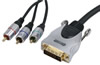Câble DVI - 3 X RCA haute qualité, 20m