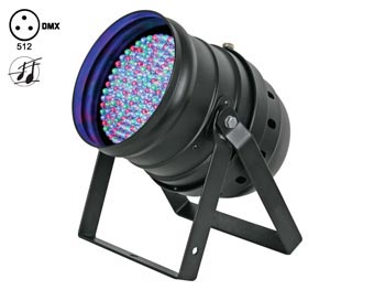 Projecteur LED par56 - modle court - noir - double support - 108 x LEDs 10mm, cliquez pour agrandir 