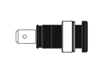 Douille de Securite Isolee 4mm, Noir (seb 2620-f6,3), cliquez pour agrandir 