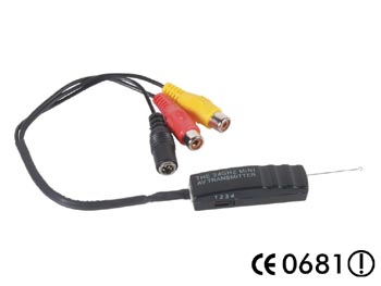 Emetteur A/V 2.4ghz sans fil -connecteur rca pour vido/audio - AVMOD11TX, cliquez pour agrandir 