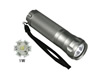 Lampe-torche LED - 1w - botier aluminium