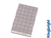 Afficheur 60mm a Matrice - 5 x 7 Points - Cathode Commune - Hyper Rouge