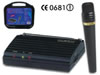 Microphone VHF sans Fil a un CAnal 181.660Mhz (1 Microphone + 1 Recepteur)