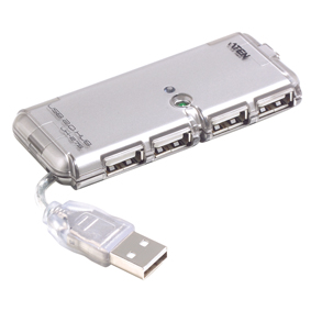 Aten 4-port USB 2.0 hub, cliquez pour agrandir 