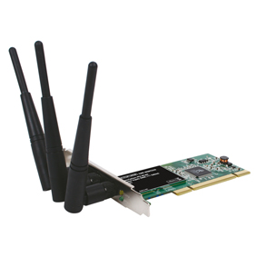 PCI wireless lan Adaptateur 300 mbps, cliquez pour agrandir 
