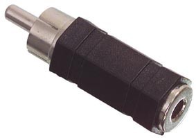 Adaptateur RCA mle - Jack 3.5mm stro femelle, cliquez pour agrandir 