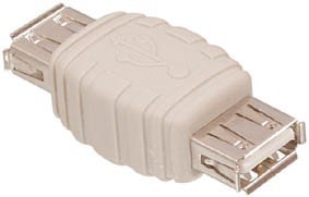 Adaptateur USB A femelle - A femelle, cliquez pour agrandir 