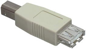 Adaptateur USB type A femelle - USB type B mle, cliquez pour agrandir 