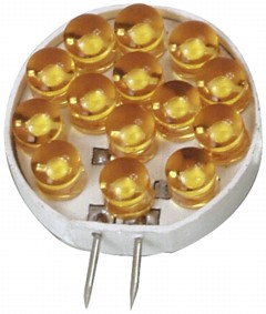 Ampoule 14 LEDs plastique - G4, cliquez pour agrandir 