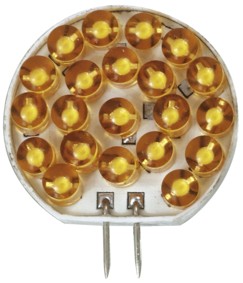 Ampoule 21 LEDs plastique - G4, cliquez pour agrandir 