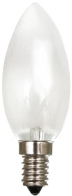 Ampoule bougie standard opaque - E14 - 25W, cliquez pour agrandir 