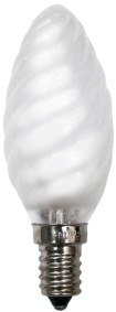 Ampoule bougie torsadee standard transparente - E14 - 40W, cliquez pour agrandir 
