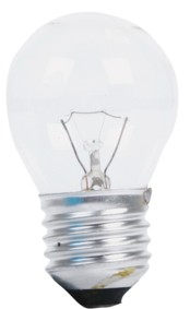 Ampoule globe standard transparente - E27, cliquez pour agrandir 