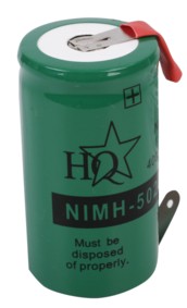 Batterie NiMH - R20 - 1.2V - D - 4000mAh - pattes  souder, cliquez pour agrandir 