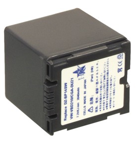 Batterie pour camscope pour Panasonic CGA-DU21, VW-VBD21, cliquez pour agrandir 