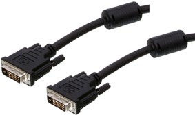 Câble DVI-D Dual link, mâle/mâle, 1.8m, cliquez pour agrandir 