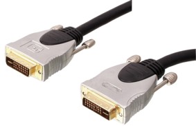Câble DVI-D Dual link, mâle/mâle, haute qualité, 2.5m, cliquez pour agrandir 