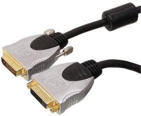 Câble DVI-I Dual link, mâle/femelle, haute qualité, 1.5m, cliquez pour agrandir 