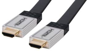 Cble HDMI 19 broches vers HDMI 19 broches, haute qualit, plat, 10m, cliquez pour agrandir 