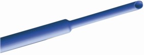 Gaine Thermorétractable - bleu - 0.5m - 6.4mm -> 3.2mm, cliquez pour agrandir 