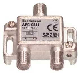 Hirschmann - Rpartiteur F avec passage CC Tap-Off 8.5dB, cliquez pour agrandir 