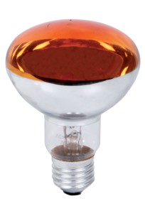 Lampe couleur - 60W - R80 - E27 - Orange, cliquez pour agrandir 