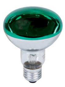 Lampe couleur - 60W - R80 - E27 - Vert, cliquez pour agrandir 
