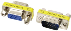 Mini adaptateur HD15 pins mâle vers HD15 pins femelle, cliquez pour agrandir 