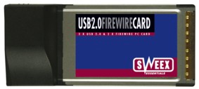 pc-card usb 2.0/fwire ada, cliquez pour agrandir 