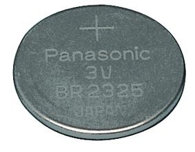 Pile bouton Lithium - BR2325 - 3V - 160mAh - 23x2.5mm, cliquez pour agrandir 