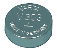 Pile bouton pour montre Varta - V303 -  1.55V - 170mAh - SR44 303.801.111, cliquez pour agrandir 
