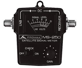 Pointeur satellite Promax MS250, cliquez pour agrandir 