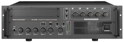 Amplificateur-Mixeur 5 zones Public Adress mono - PA-5240, cliquez pour agrandir 
