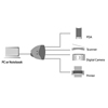 Aten 6-port firewire hub