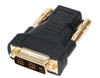 Adaptateur HDMI femelle - DVI-D mâle, doré