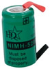 Batterie rechargeable NiMh - 1,2V - 1000mAh - 16.8x28mm - pattes  souder