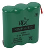 Batterie rechargeable NiMH - AA - pattes à souder