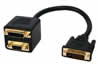 Câble répartiteur  DVI-I -> DVI-I + VGA