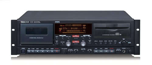 CC-222SL - Platine  cassettes/Enregistreur de CD avec lecture de fichiers MP3 - Tascam, cliquez pour agrandir 