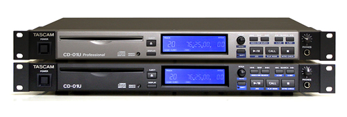 CD-01U - Lecteurs de CD ultra-compacts - Tascam, cliquez pour agrandir 