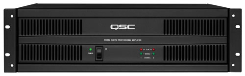 ISA750 - Amplificateur 2 x 650 W sous 4 ohms - QSC Audio, cliquez pour agrandir 