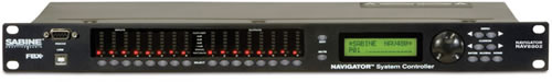 NAV 4802 - Processeur de diffusion 4 entres/8 sorties (Ethernet / USB/RS-232) - Sabine, cliquez pour agrandir 