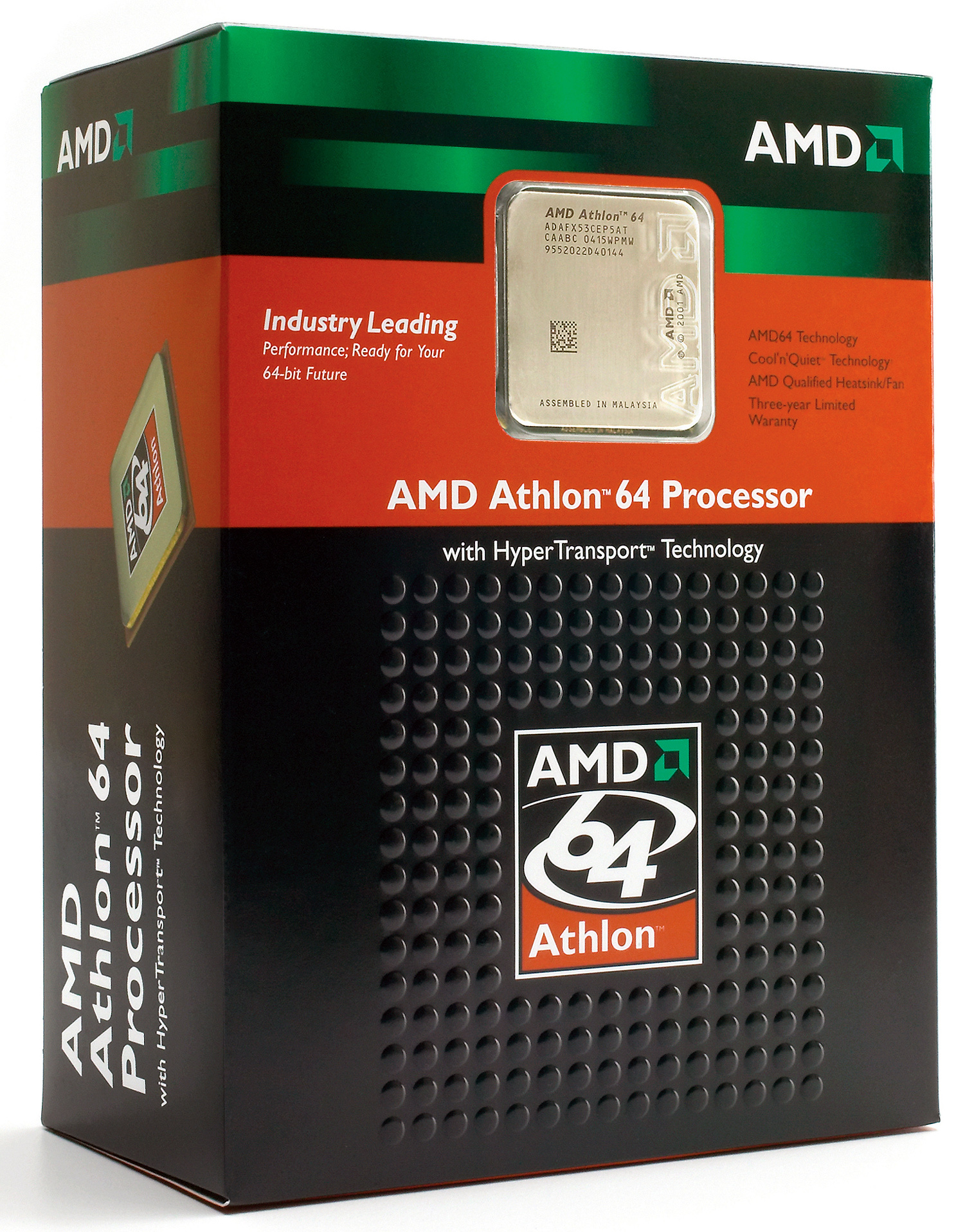 Amd - Athlon 64 4000+ OEM Socket 939 sans ventilateur, cliquez pour agrandir 