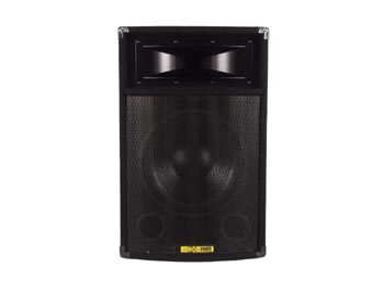 1 Enceinte Sono Professionnelle Noire Trapeze 2 Voies, Grille 10