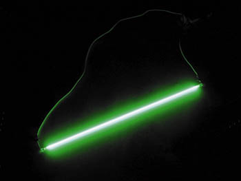 Tube Fluorescent A Cathode Froide, Ã˜4Mm Longueur : 30Cm, Vert, cliquez pour agrandir 